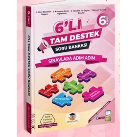 Zeka Küpü Yayınları - 6. Sınıf 6'lı Tam Destek Tüm Dersler Soru Bankası
