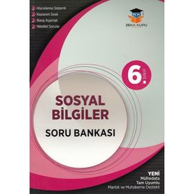 Zeka Küpü Yayınları 6. Sınıf Sosyal Bilgiler Soru Bankası