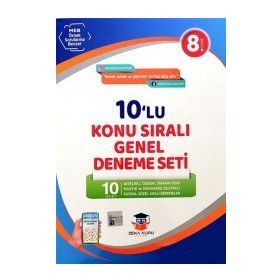Zeka Küpü Yayınları 8.Sınıf 10'lu Konu Sıralı Genel Deneme Seti