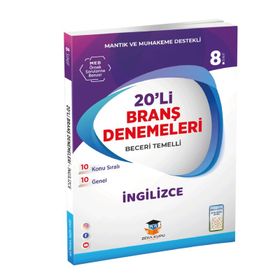Zeka Küpü Yayınları 8.Sınıf İngilizce 20'li Branş Denemeleri