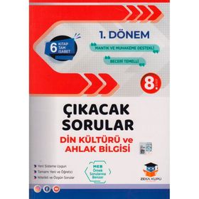 Zeka Küpü Yayınları 8. Sınıf LGS 1. Dönem Din Kültürü Ve Ahlak Bilgisi Çıkacak Sorular