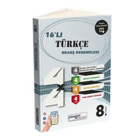 Zeka Küpü Yayınları 8. Sınıf Türkçe 16 Branş Denemeleri