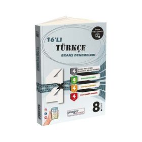 Zeka Küpü Yayınları 8. Sınıf Türkçe 16 Branş Denemeleri