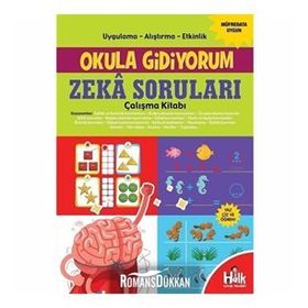 Zeka Soruları Çalışma Kitabı-Okula Gidiyorum-Kolektif
