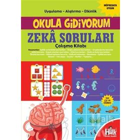 Zeka Soruları Çalışma Kitabı-Okula Gidiyorum-Kolektif