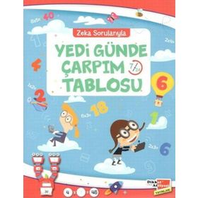 Zeka Sorularıyla Yedi Günde Çarpım Tablosu - Hüseyin Demir