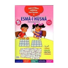 Zeka ve Dikkat Geliştirme Kart Oyunları 4 - 5 Dilde Esma-i Hüsna - kollektif