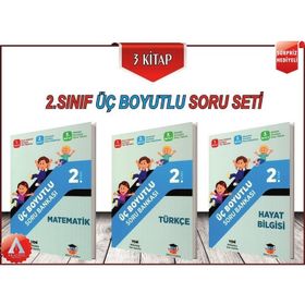 Zekaküpü Yayınları 2. Sınıf 3 Boyutlu Soru Bankası Seti