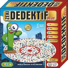 Zekice Dedektif Plus 5 Yaş ve Üzeri Zeka Görsel Hafıza Oyunu