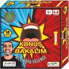 Zekice Konuş Bakalım Söyle Bakalım Kum Saatli Kutu Oyunu