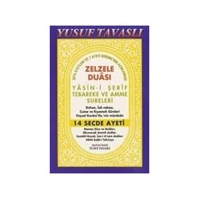 ZELZELE DUASI - YASIN-I ŞERIF TEBAREKE VE AMME SURELERI (CEP BOY) (C24) 14 SECDE AYETI - YUSUF TAVASLI