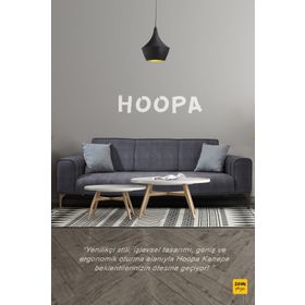 Zem Hoopa Gri Kanepe