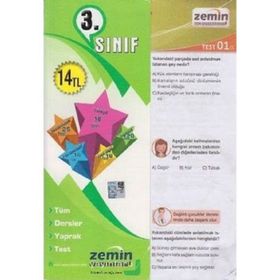 Zemin 3.Sınıf Tüm Dersler Yaprak Test - kollektif