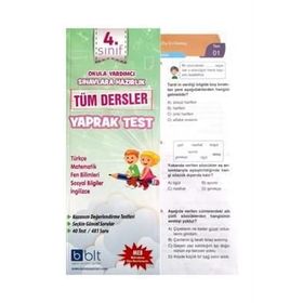 Zemin 4.Sınıf Tüm Dersler Yaprak Test - kollektif