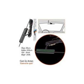 Zendar Y - 400 Br0035001 Elektronik Cam İçi Işıklı Anten