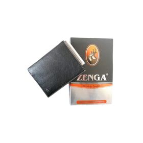 Zenga 708-51 Siyah Kırmızı Deri İnce Erkek Cüzdanı