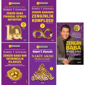 Zengin Baba Finansal IQ'nuzu Artırıyor - Zenginlik Komplosu - Yatırımcılık Kılavuzu - Nakit Akışı - Zengin Baba Yoksul Baba - 5 Kitap Set - Robert T. Kiyosaki