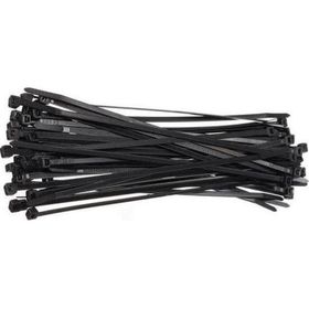 Zenith 3.6x300 mm Siyah 100 Adet Kablo Bağı Plastik ve Cırt Kelepçe