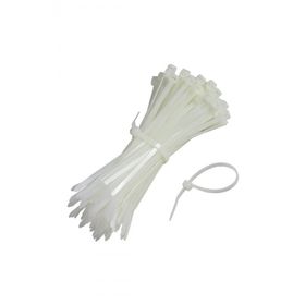 Zenith 3,6x370 mm Beyaz 100 Adet Kablo Bağı Plastik Cırt Kelepçe