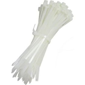 Zenith 4.8x300 mm Beyaz 100 Adet Kablo Bağı Plastik Cırt Kelepçe