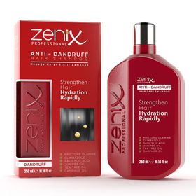 Zenix 250 ml Profesyonel Kepeğe Karşı Saç Güçlendirici ve Nemlendirici Şampuanı