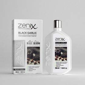 Zenix 250 ml Siyah Sarımsak İçerikli Günlük Şampuan