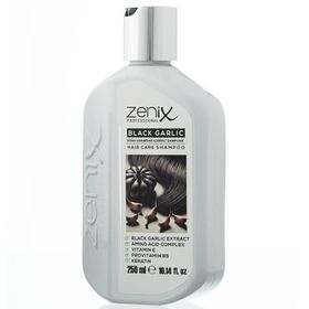 Zenix Professional 250 ml Siyah Sarımsak İçerikli Saç Bakım Şampuanı
