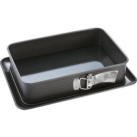 Zenker DeLüxe Dikdörtgen 28x18 cm Siyah Pişirme Tepsisi