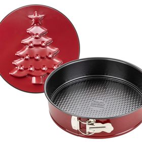 Zenker Sparkling Christmas Ağaç Desenli Kelepçeli Kek Kalıbı