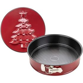 Zenker Sparkling Christmas Ağaç Desenli Kelepçeli Kek Kalıbı