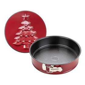 Zenker Sparkling Christmas Ağaç Desenli Kelepçeli Kek Kalıbı