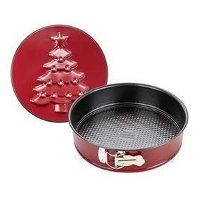Zenker Sparkling Christmas Ağaç Desenli Kelepçeli Kek Kalıbı
