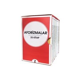 Zeplin Kitap Aforizmalar Seti Kutulu 25 Kitap Takım