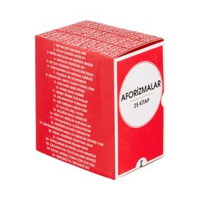 Zeplin Kitap Aforizmalar Seti Kutulu 25 Kitap Takım