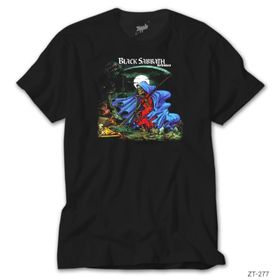 Zepplin Black Sabbath Forbidden Siyah T-Shirt
