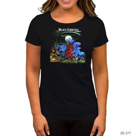 Zepplin Black Sabbath Forbidden Siyah T-Shirt