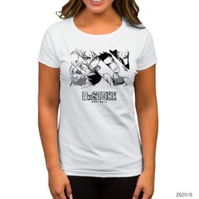 Zepplin Dr. Stone Team Beyaz Kadın T-shirt
