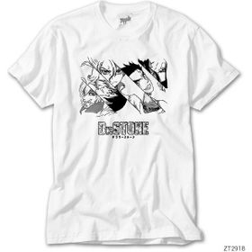 Zepplin Dr. Stone Team Beyaz Kadın T-shirt