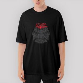 Zepplin Giyim Accusers Oversize Siyah Tişört