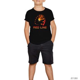 Zepplin Red Line Siyah T-Shirt