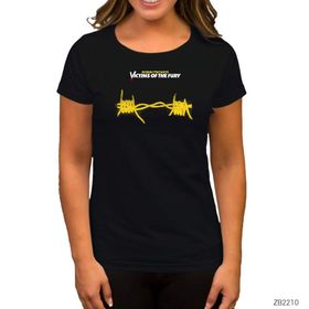 Zepplin Robin Trower Victims of The Fury Siyah Kadın T-shirt
