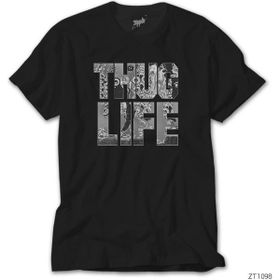 Zepplin Thug Life Siyah T-Shirt