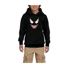 Zepplin Venom Bad Face Siyah Sweatshirt