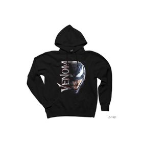 Zepplin Venom Half Face Siyah Sweatshirt