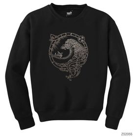 Zepplin Vikings North Wind Siyah Sweatshirt