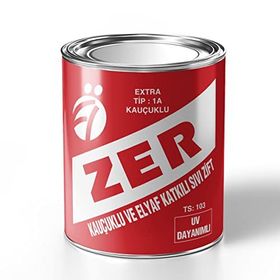 Zer Kauçuklu ve Elyaf Katkılı 5 lt Sıvı Zift
