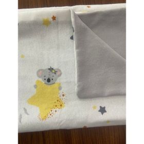 Zeren Home Ayıcık Desen %100 Pamuklu 100x100 cm Pazen Bebek Battaniyesi