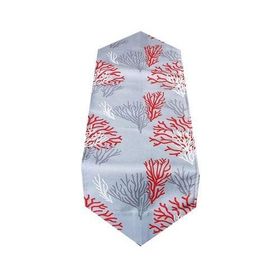Zeren Home Dijital Mercan Desen Baskılı Üçgen 40x150 cm Runner