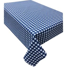 Zeren Home Lacivert Beyaz Kareli Dertsiz 150x220 cm Masa Örtü