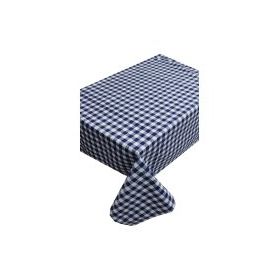 Zeren Home Lacivert Beyaz Kareli Dertsiz 150x220 cm Masa Örtü